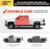 2007-2018 Chevy Silverado & GMC Sierra 1500, 2007-2019 Chevrolet Silverado & GMC Sierra 2500 3500 HD Extended Cab | Yzona